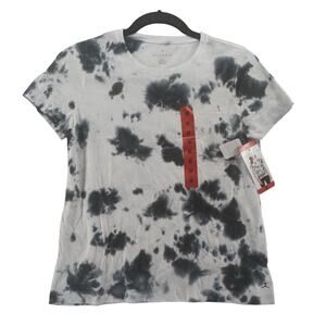 Danskin Tie Dye Tshirt Medium Womens Active Layering Short Sleeve‎ Classic Fit